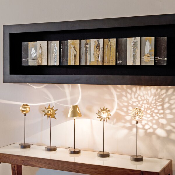 Holländer Lampă de masă KUGELBLITZ GOLD din fier, Auriu / Alamă, Camera de zi / sufragerie, Metal, Modern, glob