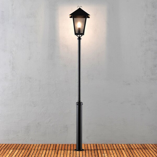 Konstsmide Lampadar BENU, aspect modern, reglabil, Transparent, Sticlă