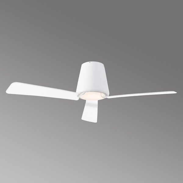LEDS-C4 Ventilator de tavan Garbí cu lumină LED, design atemporal, Transparent, Camera de zi / sufragerie, Plastic, Modern