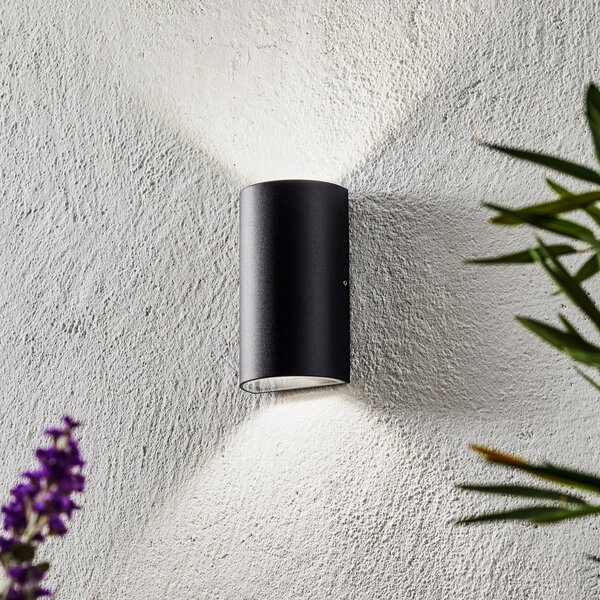 Nordlux Aplică LED de exterior Rold, formă rotundă, Negru, Metal, Modern