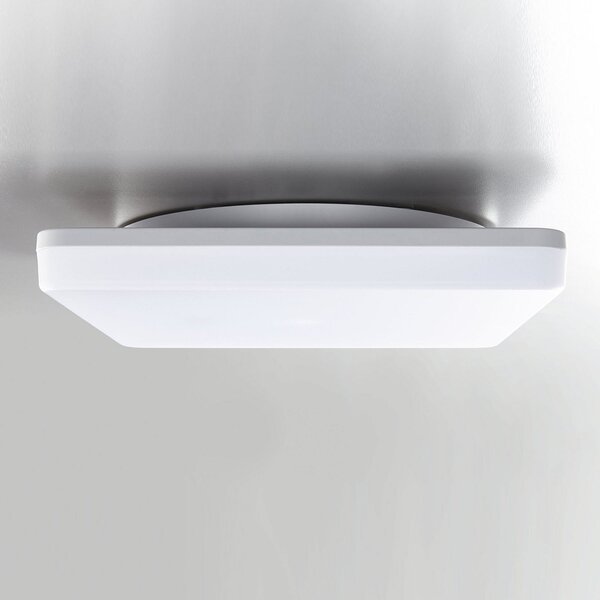 Heitronic Plafonieră LED Pronto, angulară, 33 x cm, Alb, Plastic, Modern