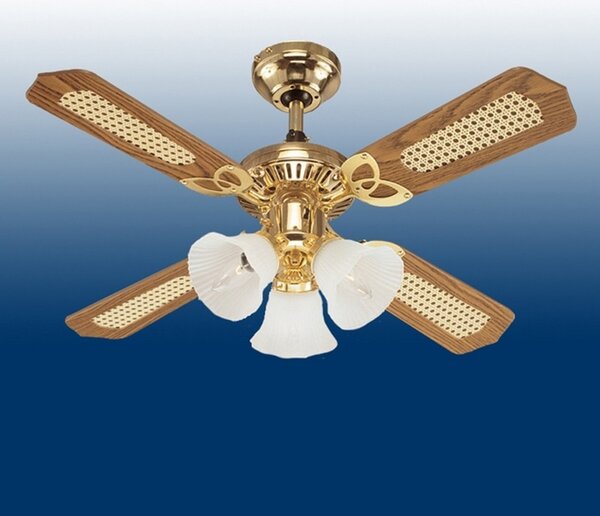 Westinghouse Ventilator Princess Trio, din lemn, silențios, Ø 105 cm, Lemn, Camera de zi / sufragerie, Lemn