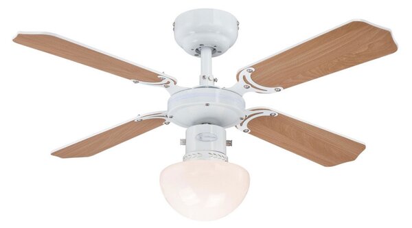 Westinghouse Portland Ambiance ventilator alb, Alb, Camera de zi / sufragerie, Lemn