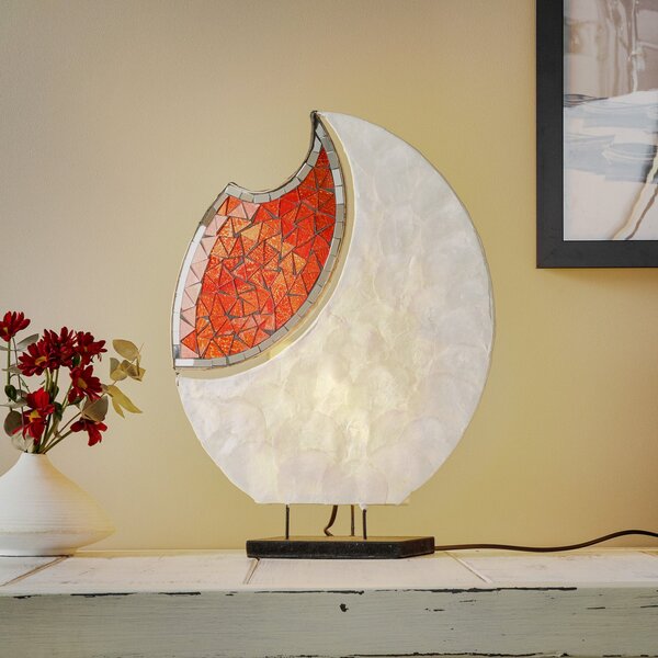 Woru Lampă de masă decorată YOKO, Roșu, Camera de zi / sufragerie, Design