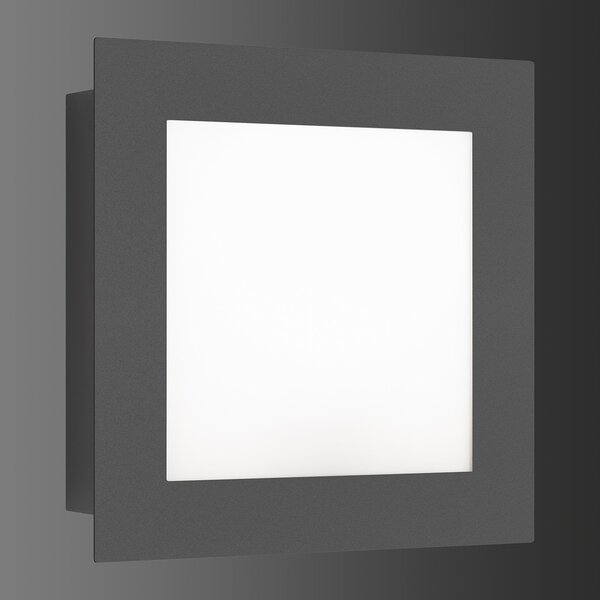 LCD Aplică LED de exterior 3007LED, grafit, Gri, Metal, Modern