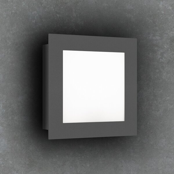 LCD Aplică LED de exterior 3007LED, grafit, Gri, Metal, Modern