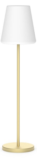 Newgarden Lola Slim 120 lampadar solar alamă, reglabil, Auriu / Alamă, Metal, Lumini solare