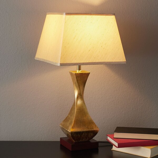 Schuller Valencia Lampă de masă Deco cu picior auriu, Auriu / Alamă, Camera de zi / sufragerie, Metal, Modern