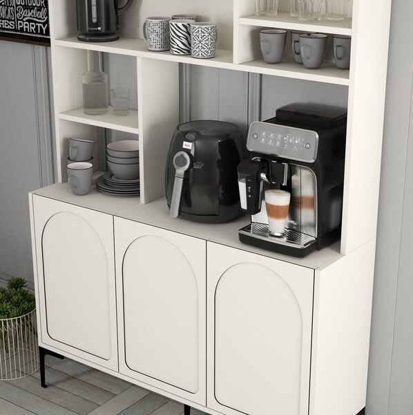 Bufet Lyantela 120 (crem + negru). Promo -16%. 1107707