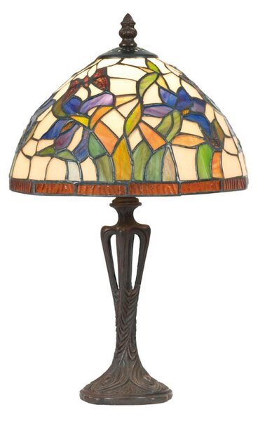 Artistar Elanda lampă de masă în stil Tiffany, 40 cm, Multicolor, Camera de zi / sufragerie, Metal, Tiffany