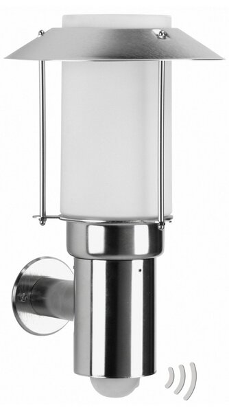 Albert Leuchten Tea aplică de exterior cu detector mișcare, Gri, Metal, Modern