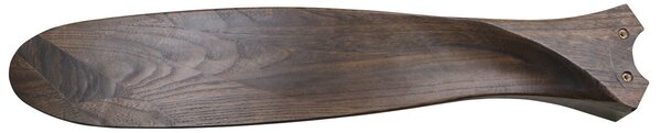 CasaFan Ventilator de tavan ECO GENUINO negru/nuc Ø 122 cm, silențios, Lemn, Camera de zi / sufragerie, Lemn, Modern