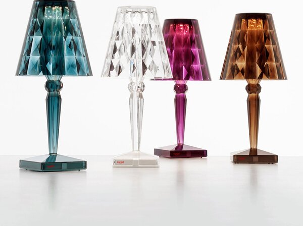 Kartell Big Battery - Lampă de masă IP54, albastru deschis