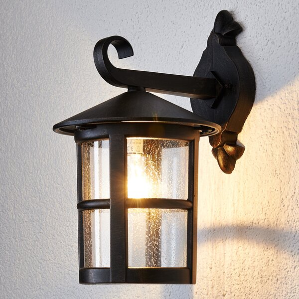 Lindby Aplică de perete Florentine, 35 cm, culoare rugină, aluminiu, IP44, reglabil, Maro / Rugină, Metal, Modern