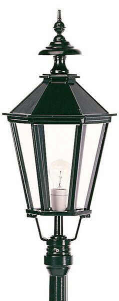 K.S. Verlichting Lampă de stâlp Dublin din aluminiu turnat sub presiune, negru, reglabil, Transparent, Metal