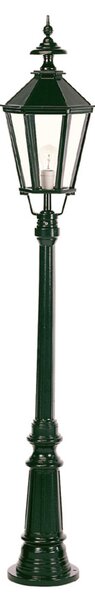 K.S. Verlichting Lampă de stâlp Dublin din aluminiu turnat sub presiune, negru, reglabil, Transparent, Metal
