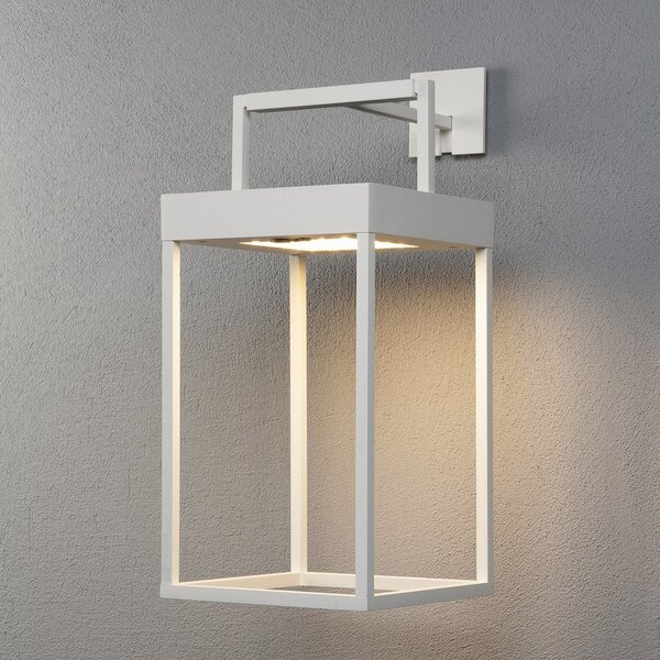 Felinar LED solar Portofino, perete/masă, alb