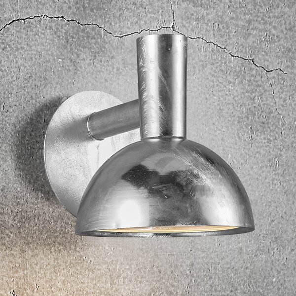 Nordlux Aplică de exterior Arki cromat rezistent la apa mare Ø 20 cm, reglabil, Gri, Metal, Modern
