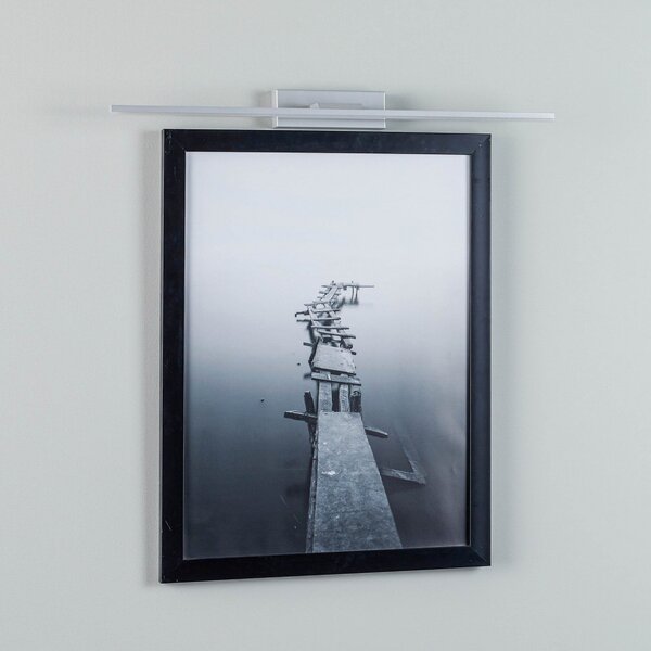 MCJ Aplică cu LED Miroir 60 cm aluminiu 3000K, Metalic, Baie, Metal, Modern