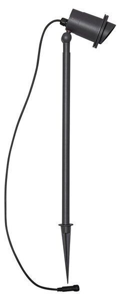 STAR TRADING Spot cu vârf de sol Focus în negru, înălțime 67 cm, Negru, Metal