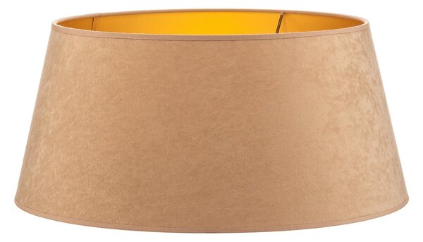 Duolla Abajur Cone înălțime 25,5 cm, bej/auriu, Bej, Țesătură / Textil