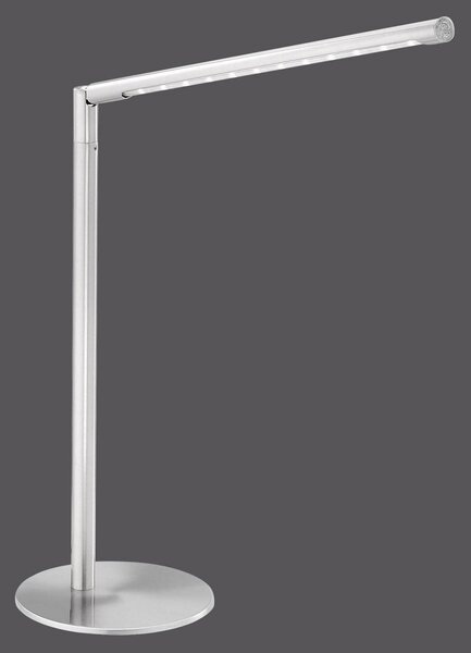 JUST LIGHT. GmbH Lampă de masă LED Dawda, dimabil, oțel, reglabil, Metalic, Studiu / Birou, Metal, Modern