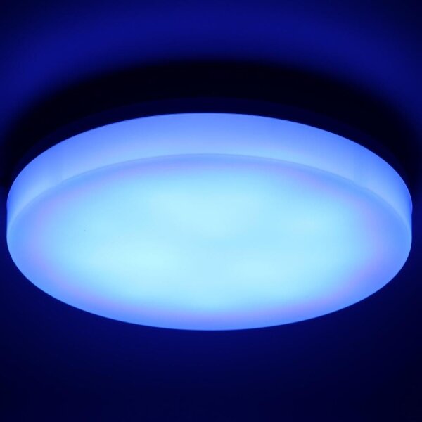 Plafonieră LED RGBW dimabilă pentru baie Retlux LED/20W/230V Wi-Fi IP44 alb