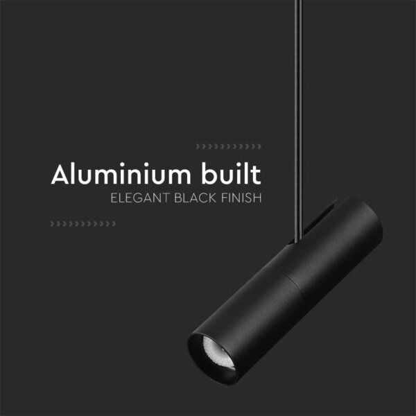 Lustră pe tijă 1xGU10/35W/230V negru