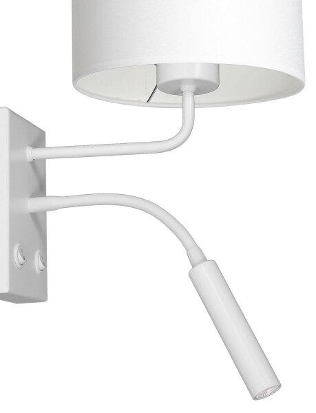 Lampă de perete ARDEN 1xE27/60W+1xG9/8W/230V alb