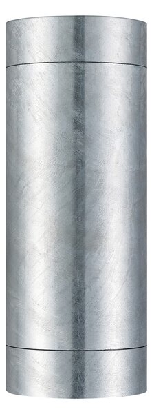 Nordlux Tin Maxi Double aplică de exterior, oțel zincat, reglabil, Metalic, Metal, Modern