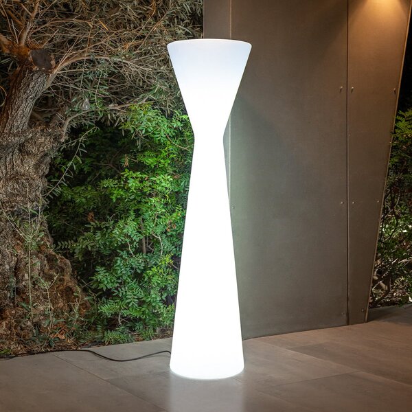 Newgarden Konika lampadar LED IP65 alb, Alb, Plastic, Modern