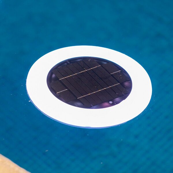Newgarden Papaya lampă LED piscină solar IP68 RGBW, reglabil, Alb, Plastic, Modern