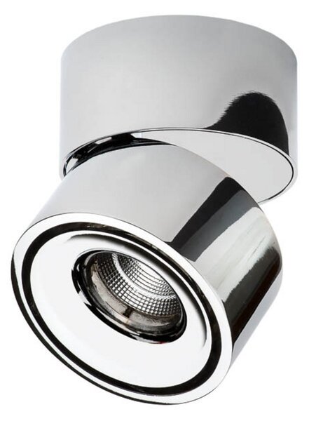 Decor Walther Studio spot plafon LED, crom, Ø 10cm, reglabil, Metalic, Camera de zi / sufragerie, Metal, Modern