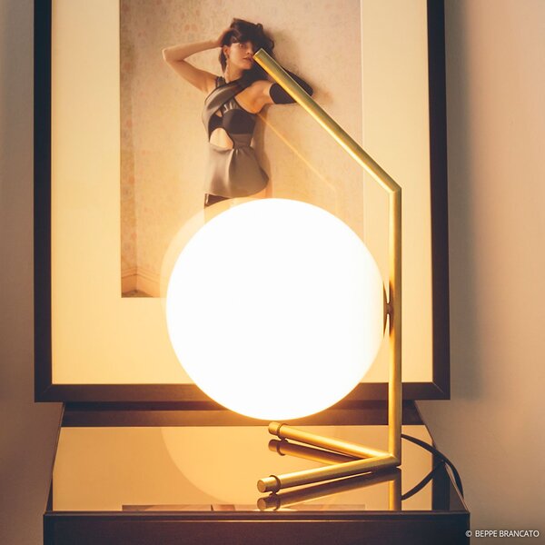 FLOS IC T1 Low lampă de masă de design colorată alamă
