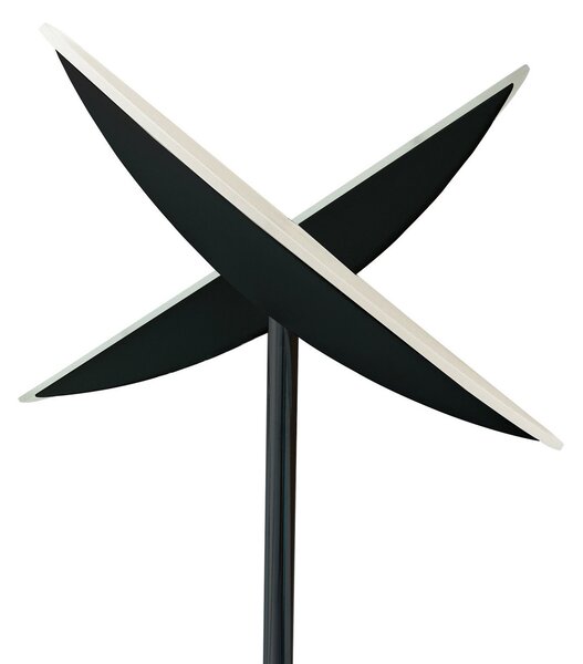 Aluminor Kitel 79 lampadar LED cu abajur despicat, reglabil, Negru, Camera de zi / sufragerie, Metal, Modern