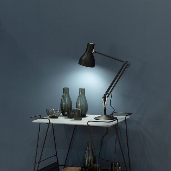 Lampă de masă Anglepoise, Type 75, Negru, Studiu / Birou, Metal, Design industrial