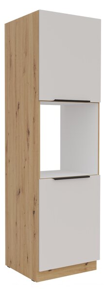 Dulap bucătărie alimente Sayla 60 DP-210 2F (cashmir + Stejar artisan). 1121446