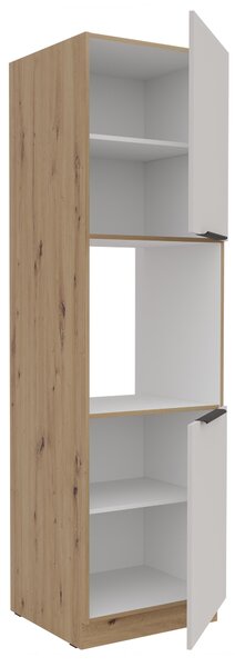 Dulap bucătărie alimente Sayla 60 DP-210 2F (cashmir + Stejar artisan). 1121446