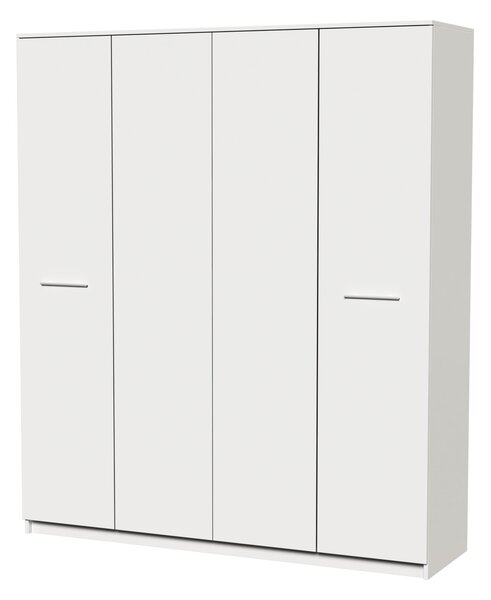 Sifonier Luiza 4 usi, culoare alb, 164 x 192 x 48 cm