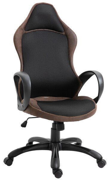 Vinsetto Scaun Gaming Reglabil pe Inaltime si Balansoar, Pivotant 360°