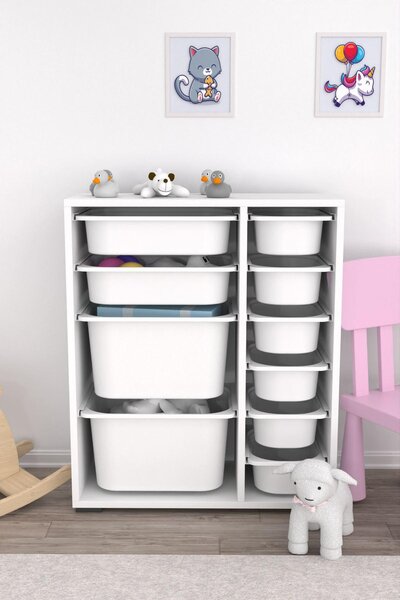 Organizator jucării Dremonka 10 (alb). 1124250
