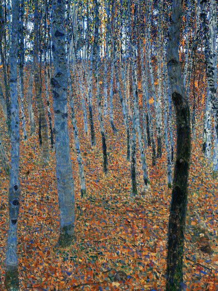 Artă imprimată Beech Grove (Vintage Trees) - Gustav Klimt, (30 x 40 cm)