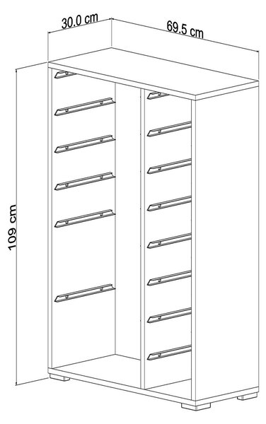 Organizator jucării Dremonka 7 (alb). 1124312