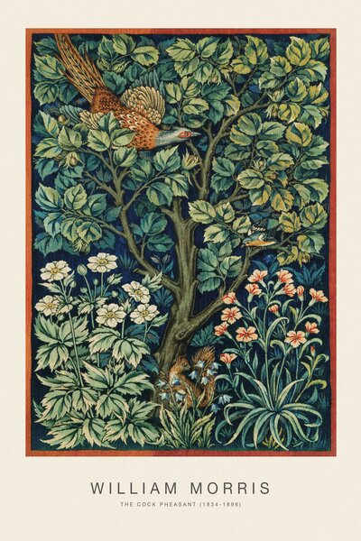 Reproducere The Cock Pheasant (Special Edition Classic Vintage Pattern) - William Morris, (26.7 x 40 cm)
