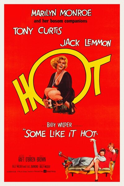 Artă imprimată Some Like it Hot / Marilyn Monroe (Retro Movie), (26.7 x 40 cm)