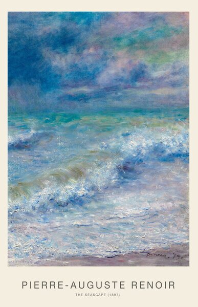 Artă imprimată The Seascape (Vintage Ocean / Seaside Painting) - Renoir, (26.7 x 40 cm)