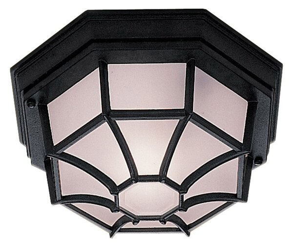 Searchlight Plafonieră de exterior Vermont, negru, Negru, Metal