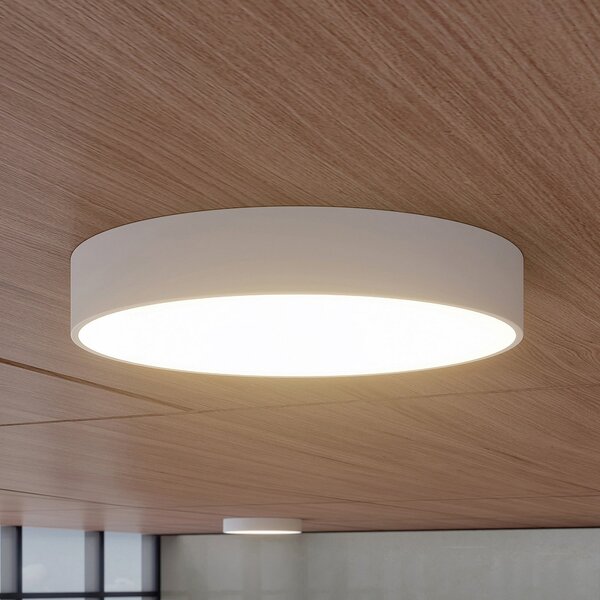 Arcchio plafonieră LED Noabelle, Ø 60 cm, alb, metal, reglabil, Alb, Bucătărie, Metal, Modern