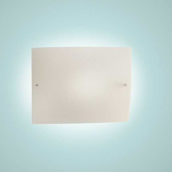 Foscarini Folio piccola aplică de perete, alb, reglabil, Alb, Camera de zi / sufragerie, Sticlă, Design
