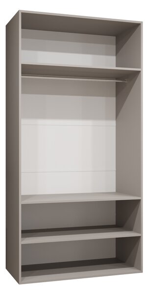 Dulap de haine 100 cm Mirabella 1 (Cașmir + Auriu). 1126346